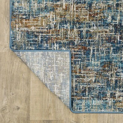 Victor Etched Abstract Area Rug Blue - Captiv8e Designs 5 Victor Etched Abstract Area Rug Blue - Captiv8e Designs - Image 5