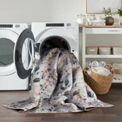 Nourison Washables Contemporary Floral Indoor Non-Skid Area Rug -Safavieh Outlet Store GUEST 6ef33328 afbf 4b8e 900e b24045dcfe20