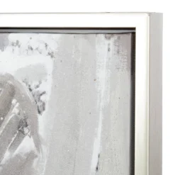 Canvas Landscape Trees Framed Wall Art With Silver Frame White - Olivia & May -Safavieh Outlet Store GUEST 70852e4c 467a 4d1b 8387 446e074b352c