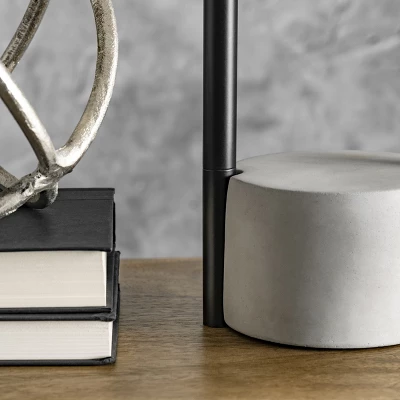 NuLOOM Bryant 24" Cement Table Lamp Lighting - Ivory 23.75" H X 14" W X 14" D 3 NuLOOM Bryant 24" Cement Table Lamp Lighting - Ivory 23.75" H X 14" W X 14" D - Image 3