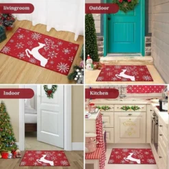 Trinity Christmas Deer Decorative Doormat Xmas Holiday Welcome Door Mat, 17" X 29" 6 Trinity Christmas Deer Decorative Doormat Xmas Holiday Welcome Door Mat, 17" X 29" -Safavieh Outlet Store GUEST 7258f725 1ec7 4f57 9872 4bbff93ce200