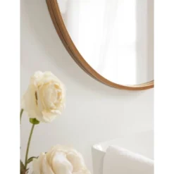 30" X 37" Yitro Metal Framed Wall Mirror Gold - Kate & Laurel All Things Decor -Safavieh Outlet Store GUEST 7466839b 38e3 4236 b136 e167360ea494