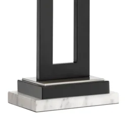 360 Lighting Neil Modern Table Lamp With White Marble Riser 26" High Two Tone USB Charging Port Rectangular Shade Bedroom For Bedroom Living Room Desk -Safavieh Outlet Store GUEST 74c21db2 df27 43f4 a5c3 8a4b90c43505