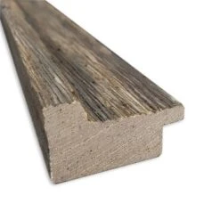 17" X 51" Regis Narrow Framed Full Length On The Door Mirror Light Brown - Amanti Art