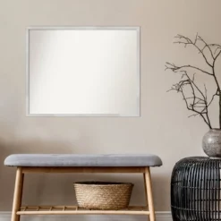30" X 24" Non-Beveled Svelte Silver Wood Wall Mirror - Amanti Art 13 30" X 24" Non-Beveled Svelte Silver Wood Wall Mirror - Amanti Art -Safavieh Outlet Store GUEST 76dedd6a d0cb 43f5 99c4 6325e14047cb