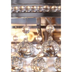 Vienna Full Spectrum Wohlfurst Brushed Nickel Pendant Chandelier 20 1/4" Wide Clear Crystal 5-Light Fixture For Dining Room House Foyer Kitchen Island -Safavieh Outlet Store GUEST 78497437 6ff0 4e57 b0ef 49a78ef04d61