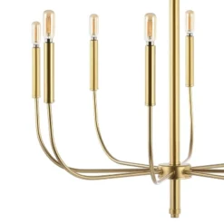 27.25" 8-Light Amoros Modern Mid-Century Iron LED Chandelier Gold Painting - JONATHAN Y 15 27.25" 8-Light Amoros Modern Mid-Century Iron LED Chandelier Gold Painting - JONATHAN Y -Safavieh Outlet Store GUEST 78c54c23 b632 4f6f 9538 f598163e1525