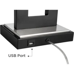 360 Lighting Neil Modern Table Lamp With White Marble Riser 26" High Two Tone USB Charging Port Rectangular Shade Bedroom For Bedroom Living Room Desk -Safavieh Outlet Store GUEST 796fdf2b 7c2b 427e a28e ae2c3ad233bd