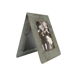 7.25" X 9.75" Galvanized 2-Sided Standing Picture Single Frame - Storied Home -Safavieh Outlet Store GUEST 7983bb18 a6fc 47c0 901f 7f8ec084e01b