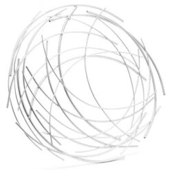 LuxenHome Silver Metal Abstract Swirl Round Wall Art Decor -Safavieh Outlet Store GUEST 7a301219 7bad 44be bb64 db9ce40aae13