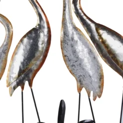 Four Cranes Around Watering Hole Metal Wall Decor White - StyleCraft -Safavieh Outlet Store GUEST 7b501be4 847f 4a5a a096 cb1548bc4492