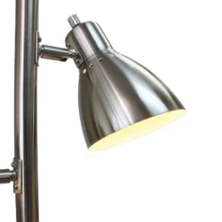 64" Traditional 3 Light Metal Floor Lamp With Adjustable Spotlight Shades Brushed Nickel - Creekwood Home -Safavieh Outlet Store GUEST 7c19a81b be51 412f 96e4 d7688b8e947e
