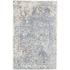 Reagan Transitional Bordered Area Rug