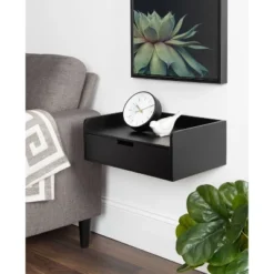 18" X 12" X 6.5" Kitt Floating Shelf Side Table - Kate & Laurel All Things Decor -Safavieh Outlet Store GUEST 7d98fdd5 b48b 4fbf a398 afd31090331e