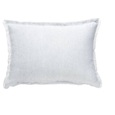 Light Grey Crossdye Down Alternative So Soft Linen Pillow 6 Light Grey Crossdye Down Alternative So Soft Linen Pillow - Image 6