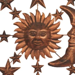 Metal Sun And Moon Indoor Outdoor Wall Decor With Stars Bronze - Olivia & May -Safavieh Outlet Store GUEST 7e7176ac a828 49e7 9764 b78db4075634