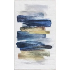 Nourison Washables Abstract Brushstroke Indoor Non-Skid Area Rug -Safavieh Outlet Store GUEST 7ff5c9d4 fdc1 48be b95e e234ea5b953d