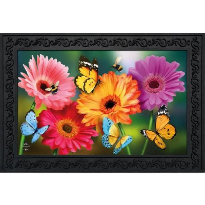 Garden Gerber Daisies Spring Doormat Indoor Outdoor 30" X 18" Briarwood Lane 1 Garden Gerber Daisies Spring Doormat Indoor Outdoor 30" X 18" Briarwood Lane