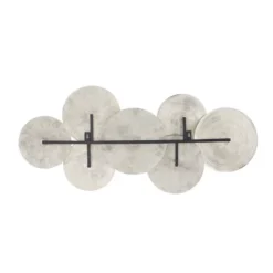 Aluminum Plate Carved Designs Wall Decor Silver - Olivia & May -Safavieh Outlet Store GUEST 8056bbd8 93a7 4ab0 973b 461ffde4d046