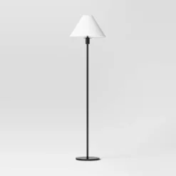 Stick Floor Lamp With Tapered Shade Black - Threshold™ -Safavieh Outlet Store GUEST 8095914b 602d 42b3 a435 4beb671eee3f
