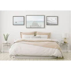 23" X 33" (Set Of 3) Sylvie Ocean Beach Framed Wall Canvas Set Gray - Kate & Laurel All Things Decor 11 23" X 33" (Set Of 3) Sylvie Ocean Beach Framed Wall Canvas Set Gray - Kate & Laurel All Things Decor -Safavieh Outlet Store GUEST 824f63a4 5096 47f6 bea2 83bca92912dd
