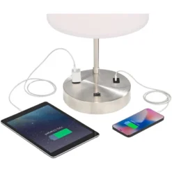 360 Lighting Colby Nickel USB Desk Lamps Set Of 2 With Smart Socket -Safavieh Outlet Store GUEST 85372a90 d322 4eb0 864d 53a1ade911c8