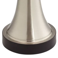 360 Lighting Seymore Modern Touch Table Lamps 26" High Set Of 2 Silver With USB Charging Port LED Ivory Pleat Shade For Bedroom Living Room House Desk -Safavieh Outlet Store GUEST 85f1e0a1 093f 4a96 a5d8 697925148cfc