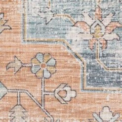 Marcel Bohemian Border Medallion Area Rug Orange/Blue - Captiv8e Designs -Safavieh Outlet Store GUEST 85f78469 d8f0 45ce 839f 7334beebaecc