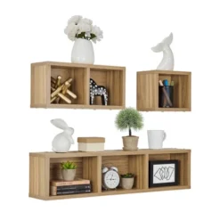 3pc Bauhaus Floating Geometric Cubby Wall Shelf Set - Danya B. 28 3pc Bauhaus Floating Geometric Cubby Wall Shelf Set - Danya B. -Safavieh Outlet Store GUEST 8ad6a00c ada9 4650 b2af fbadde184920