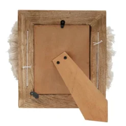 5x7 Inches White Wood, Cotton & Glass Photo Frame - Foreside Home & Garden -Safavieh Outlet Store GUEST 8c52f7bb 4e48 4fe0 b617 3b522397c940