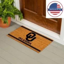 Evergreen University Of Oklahoma Logo Turf Mat, Brown- 28 X 16 Inches Indoor Outdoor Doormat -Safavieh Outlet Store GUEST 8c71d269 c671 45a2 a678 e31804be2749