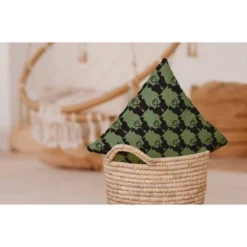 16"x16" Cat Clowder Print Square Throw Pillow Sage Green - E By Design 5 16"x16" Cat Clowder Print Square Throw Pillow Sage Green - E By Design -Safavieh Outlet Store GUEST 8e3ab273 db97 4c78 a532 abd222f3e554