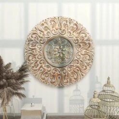 Metal Floral Wall Decor With Embossed Details Gold - Olivia & May -Safavieh Outlet Store GUEST 8eb729c2 4dc9 432d a4bc 9421caaad991