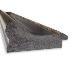 21" X 55" Non-Beveled Paragon Bronze Full Length On The Door Mirror - Amanti Art