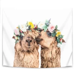 Alpaca Love By Sisi And Seb Wall Tapestry - Americanflat -Safavieh Outlet Store GUEST 90d72797 f455 473f a06d acac9916f504