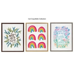 18" X 24" Sylvie Little Fierce Lavender And Mint Framed Canvas Wall Art By Cat Coquillette Gray - Kate And Laurel -Safavieh Outlet Store GUEST 91dd7c79 db4b 4839 a573 107bc66a7978