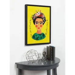 18" X 24" Sylvie Frida Framed Canvas Wall Art By Mia Charro Black - DesignOvation 9 18" X 24" Sylvie Frida Framed Canvas Wall Art By Mia Charro Black - DesignOvation -Safavieh Outlet Store GUEST 92ca0037 6c01 4874 ab35 777c11c68df1