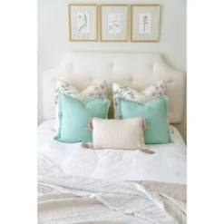 Mint Green Linen Down Alternative Pillow -Safavieh Outlet Store GUEST 930ef6d7 75ab 4581 87e9 e516eb1f574f
