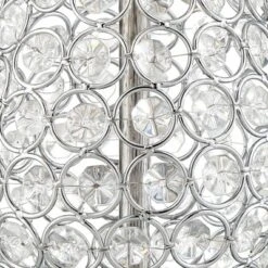 360 Lighting Sergio Modern Accent Table Lamps 23 1/2" High Set Of 2 Acrylic Chrome USB Charging Port White Drum For Bedroom Living Room Bedside Desk -Safavieh Outlet Store GUEST 93df4883 5585 487f 9c5d 6e990a7cb42c