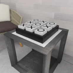 14" Contemporary Wooden Tic Tac Toe Sculpture Black - Olivia & May 29 14" Contemporary Wooden Tic Tac Toe Sculpture Black - Olivia & May -Safavieh Outlet Store GUEST 94f9ceb6 3916 4965 97c5 fe467e987b56