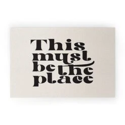 DirtyAngelFace This Must Be The Place Looped Vinyl Welcome Mat - Society6 -Safavieh Outlet Store GUEST 956a99e2 fabe 4807 8de3 fb1b27b619fa