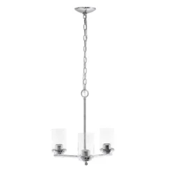 3-Light 15" Classic Contemporary Clear Glass/Metal Hanging Pendant Chandelier - Lalia Home -Safavieh Outlet Store GUEST 96cf0c06 d0f7 4ff7 bb83 04e15ae805a6