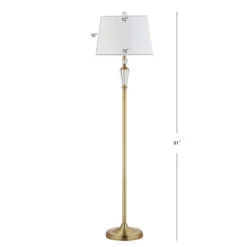 61" Crystal/Metal Harper Floor Lamp (Includes LED Light Bulb) Gold - JONATHAN Y 5 61" Crystal/Metal Harper Floor Lamp (Includes LED Light Bulb) Gold - JONATHAN Y -Safavieh Outlet Store GUEST 9732ea26 2517 4914 96a9 95bfcff042c0