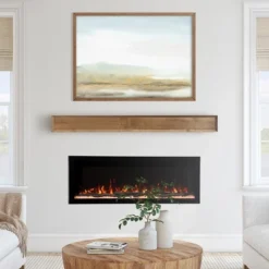 Modern Ember Autumn Wood Fireplace Mantel Shelf With Angled Corner Accents -Safavieh Outlet Store GUEST 97aae882 76fb 4f96 abb5 a52b05b60e3c