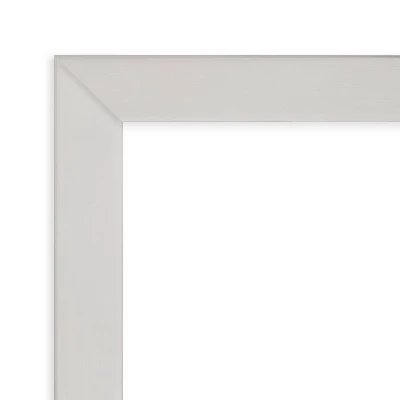 30" X 24" Non-Beveled Svelte Silver Wood Wall Mirror - Amanti Art 2 30" X 24" Non-Beveled Svelte Silver Wood Wall Mirror - Amanti Art - Image 2
