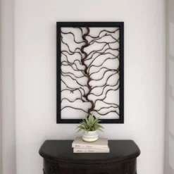 Wood Tree Branch Wall Decor With Black Frame Brown - Olivia & May -Safavieh Outlet Store GUEST 98df6323 e270 4bee b4f6 de31a490afc7