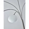 86" Luna Arc Lamp (Includes Light Bulb) Silver - Adesso