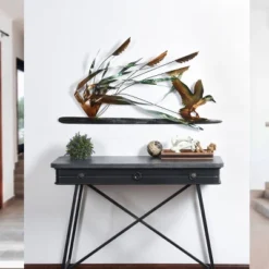 Wind In Marsh Polished Metal Wall Decor Gold - StyleCraft -Safavieh Outlet Store GUEST 9ee62b7f 0baa 4b48 836d 010b4c8a688d