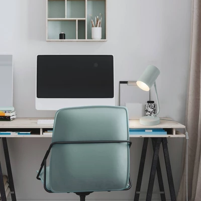 15" Jordan Desk Lamp Matte Blue - Globe Electric 4 15" Jordan Desk Lamp Matte Blue - Globe Electric - Image 4