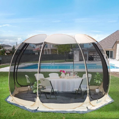 Waterproof PE Tarp Floor Mat For Screen House Gazebo - Alvantor 1 Waterproof PE Tarp Floor Mat For Screen House Gazebo - Alvantor